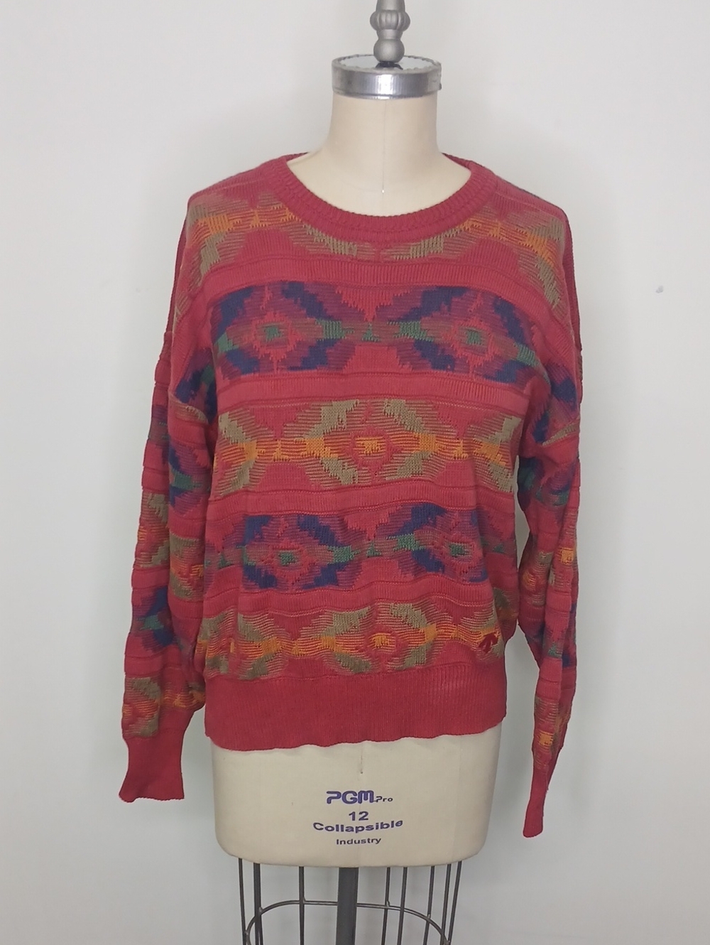 Vintage 90s Descente Ski Sweater Size Medium